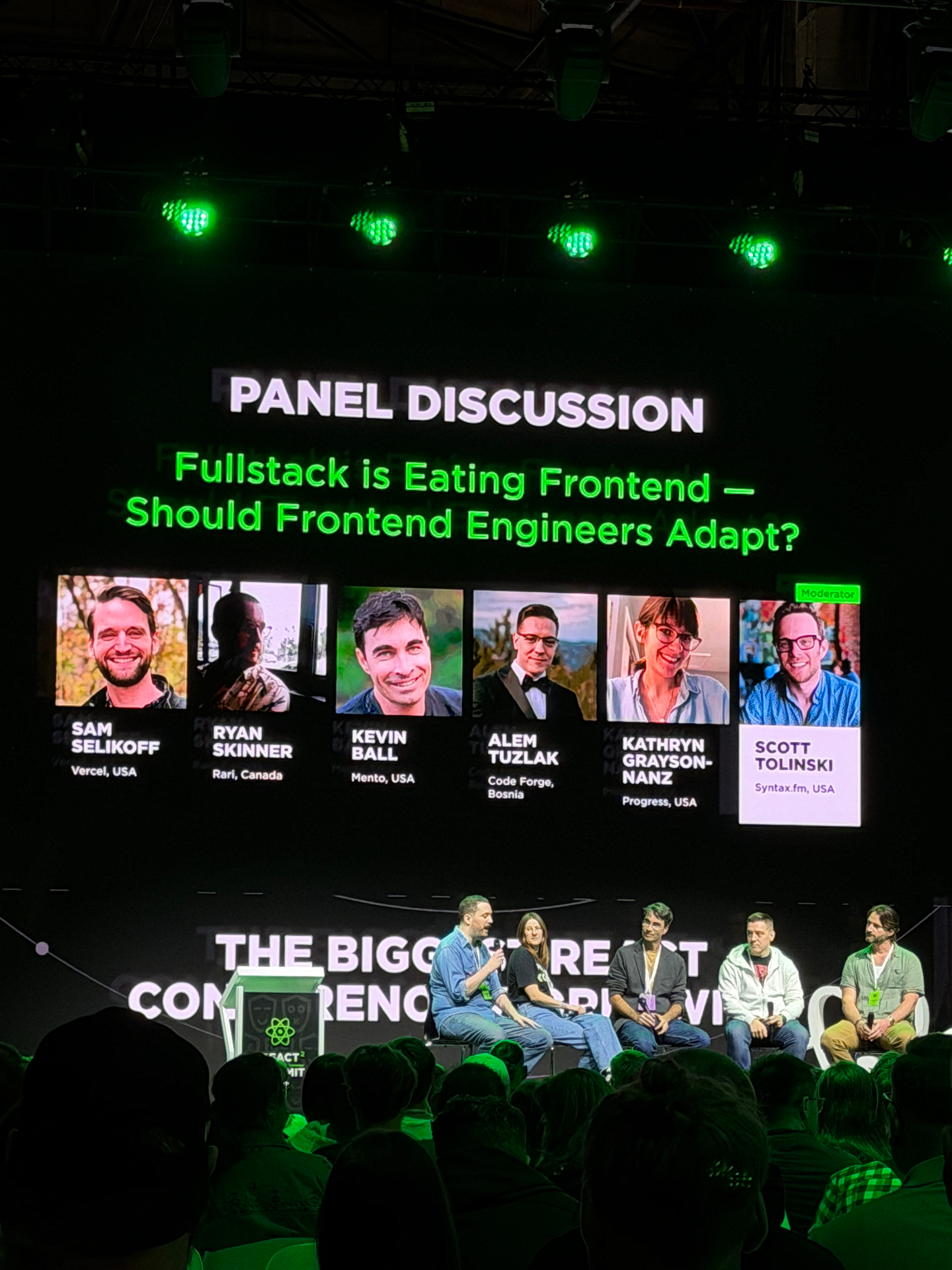 Panel discussion: Fullstack is Eating Frontend — Should Frontend Engineers Adapt?